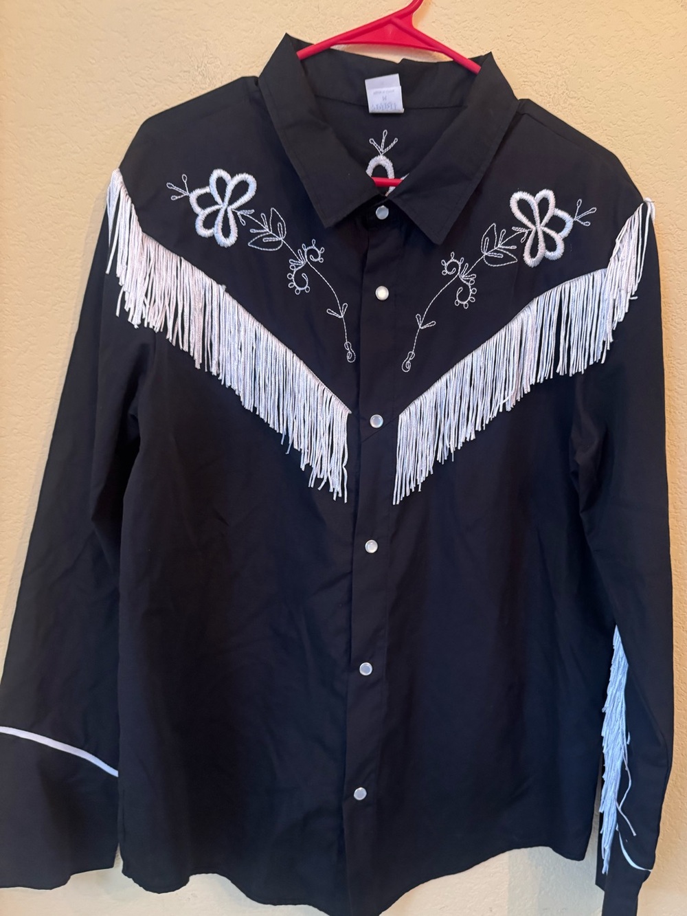 Barbie Movie Ken Cowboy Fringe Shirt Adult M Western Costume Rodeo Halloween